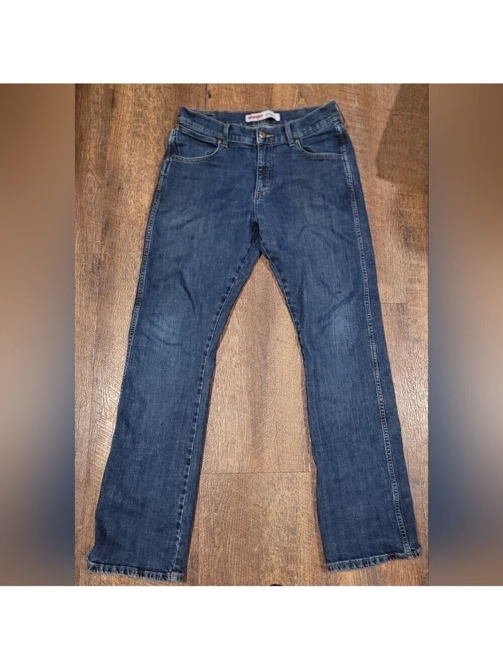 Wrangler Dark Blue Straight Jeans